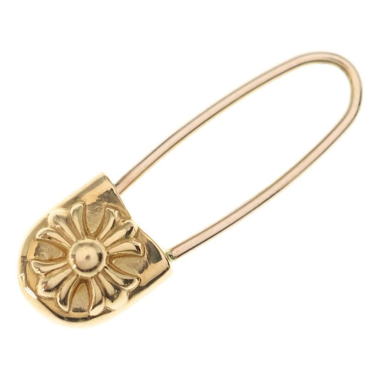 Chrome Hearts 22k ER Safety Pin Earrings Gold