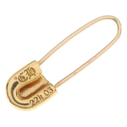 Chrome Hearts 22k ER Safety Pin Earrings Gold — view 2