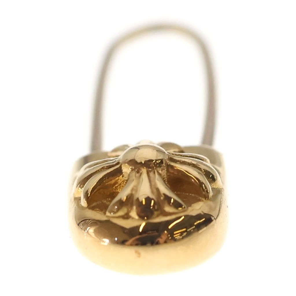 Chrome Hearts 22k ER Safety Pin Earrings Gold — view 5