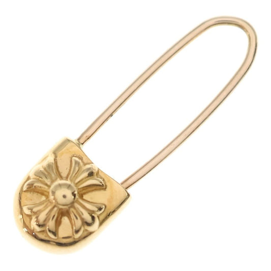 Chrome Hearts 22k ER Safety Pin Earrings Gold