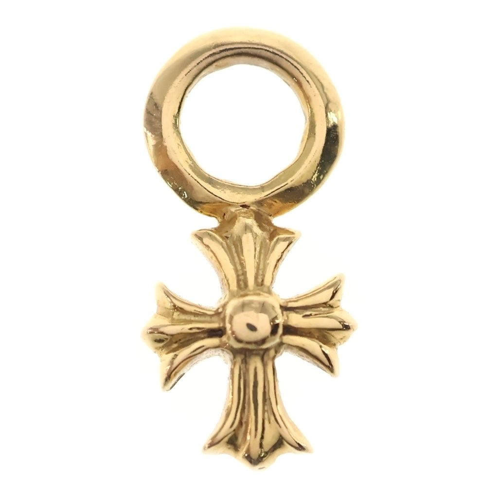Chrome Hearts 22k Stack CH Cross Charm Gold Keychain — view 2