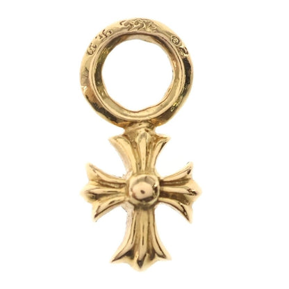 Chrome Hearts 22k Stack CH Cross Charm Gold Keychain
