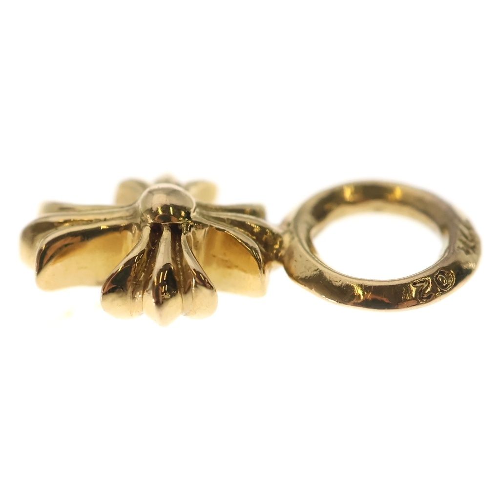 Chrome Hearts 22k Stack CH Cross Charm Gold Keychain — view 3