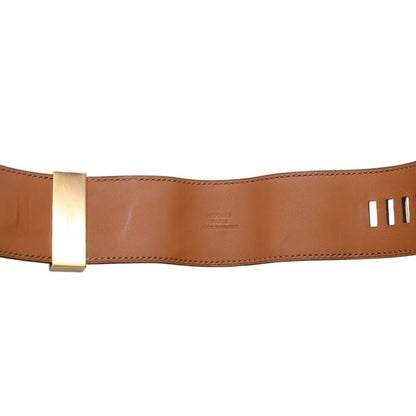 Hermes Bracelet Collier de Chien Veau Swift Studs Purple Gold — view 7