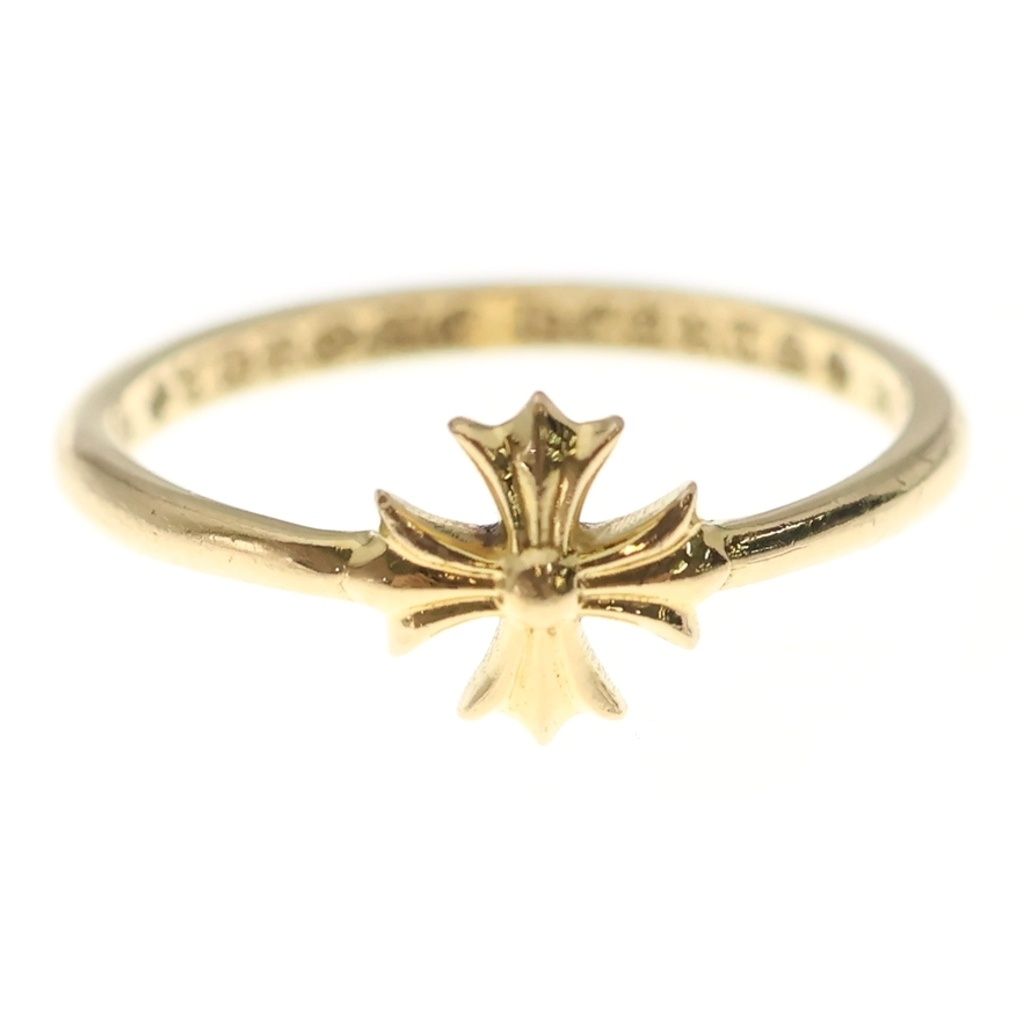 Chrome Hearts 22k Bubblegum CH Pls CH Plastic Sling Gold Ring — view 5