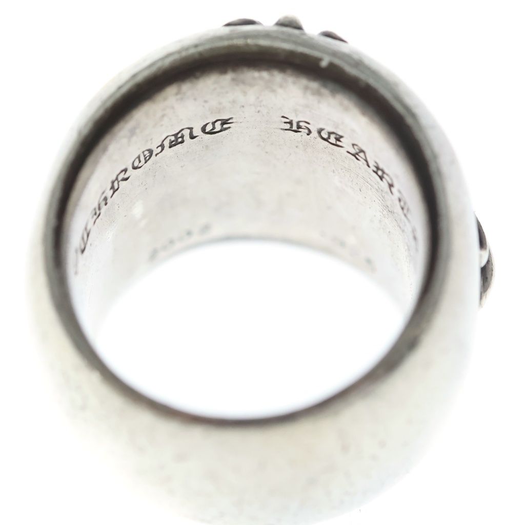 Chrome Hearts Classic Oval Cross Ring Silver — view 6
