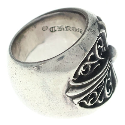 Chrome Hearts Classic Oval Cross Ring Silver — view 3