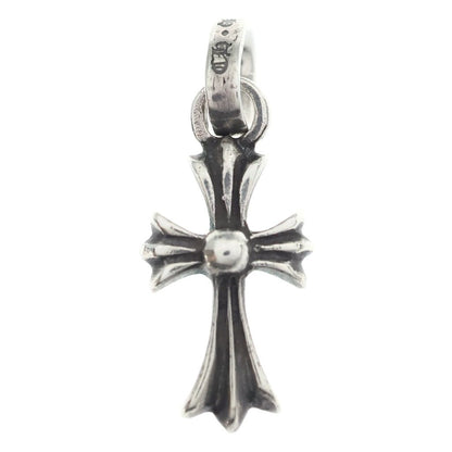 Chrome Hearts Crs Baby Fat Cross Pendant Silver