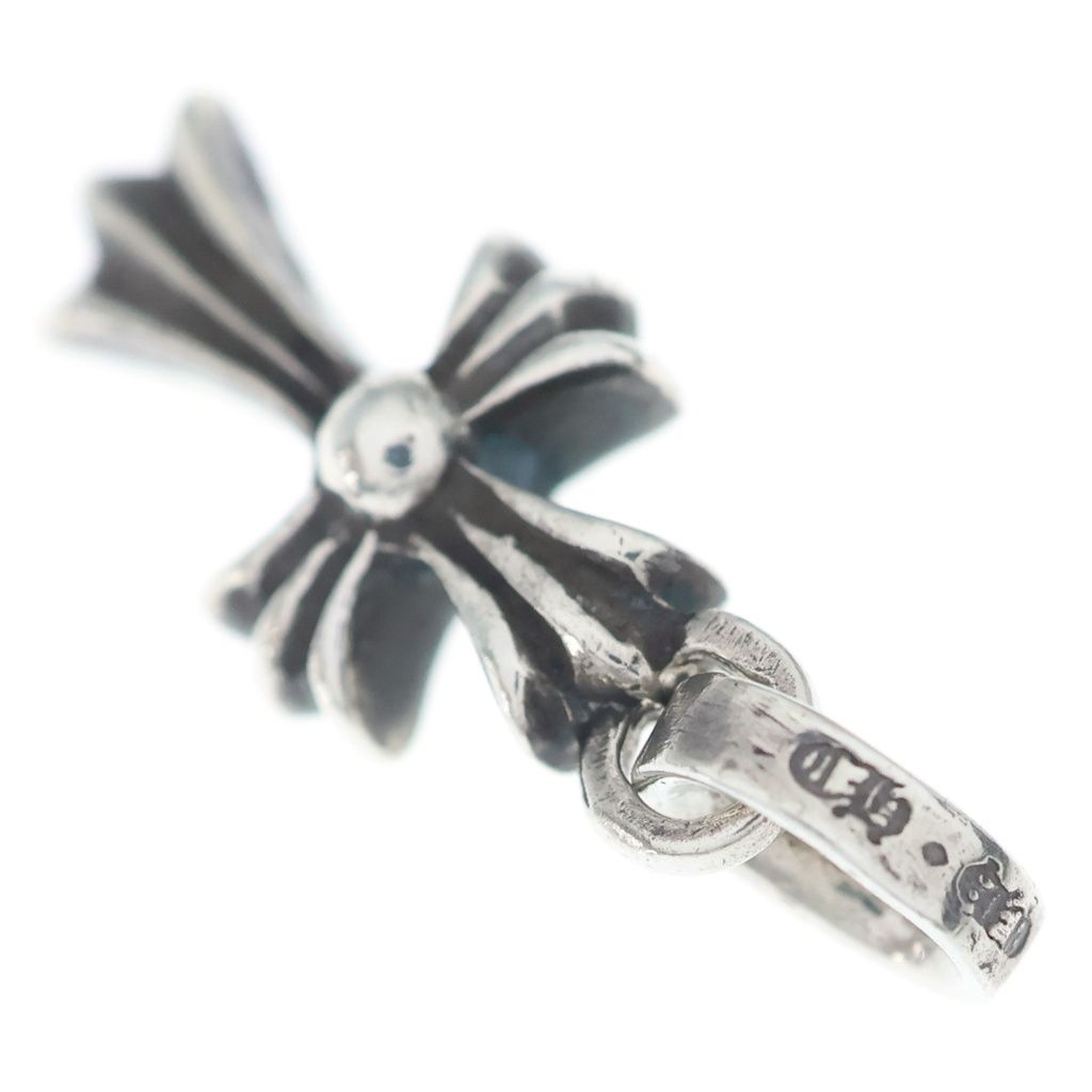Chrome Hearts Crs Baby Fat Cross Pendant Silver — view 5