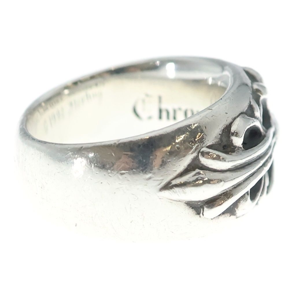 Chrome Hearts Flrl Crs Floral Cross Ring Silver — view 3