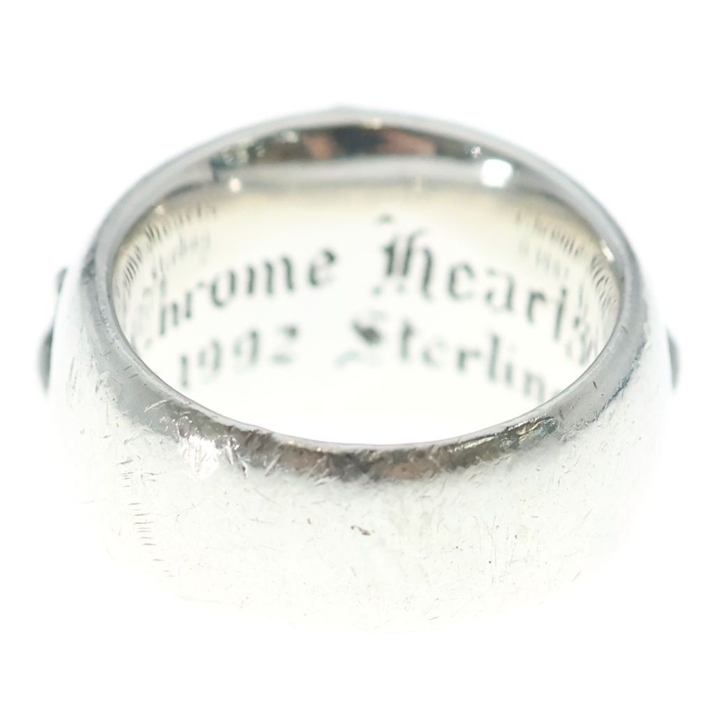 Chrome Hearts Flrl Crs Floral Cross Ring Silver — view 2