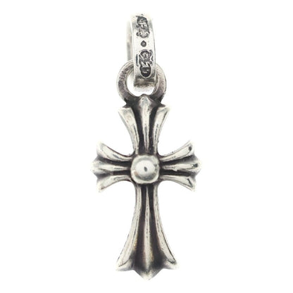 Chrome Hearts Crs Baby Fat Cross Pendant Silver — view 2