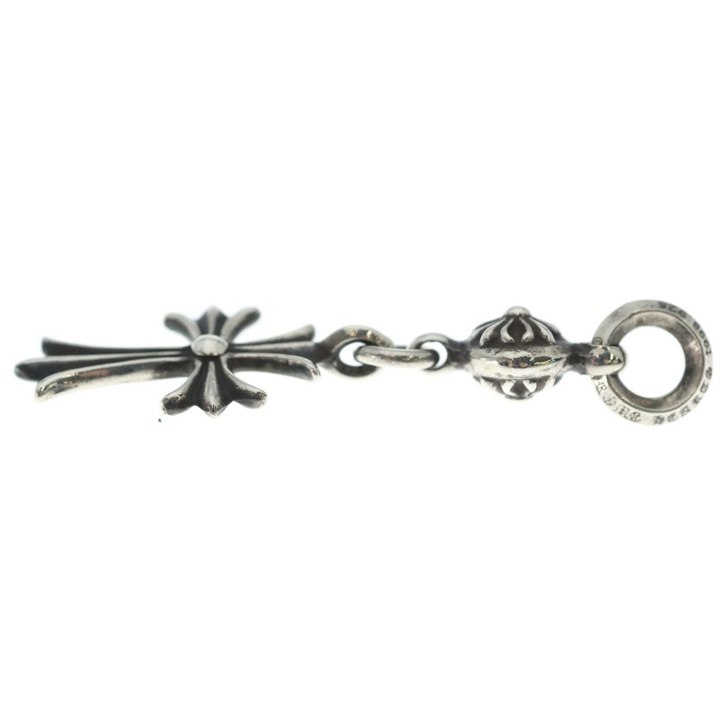 Chrome Hearts Tny CH Crs 1 Ball Tiny CH Cross Charm Pendant Silver — view 3