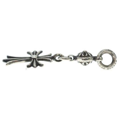 Chrome Hearts Tny CH Crs 1 Ball Tiny CH Cross Charm Pendant Silver — view 3