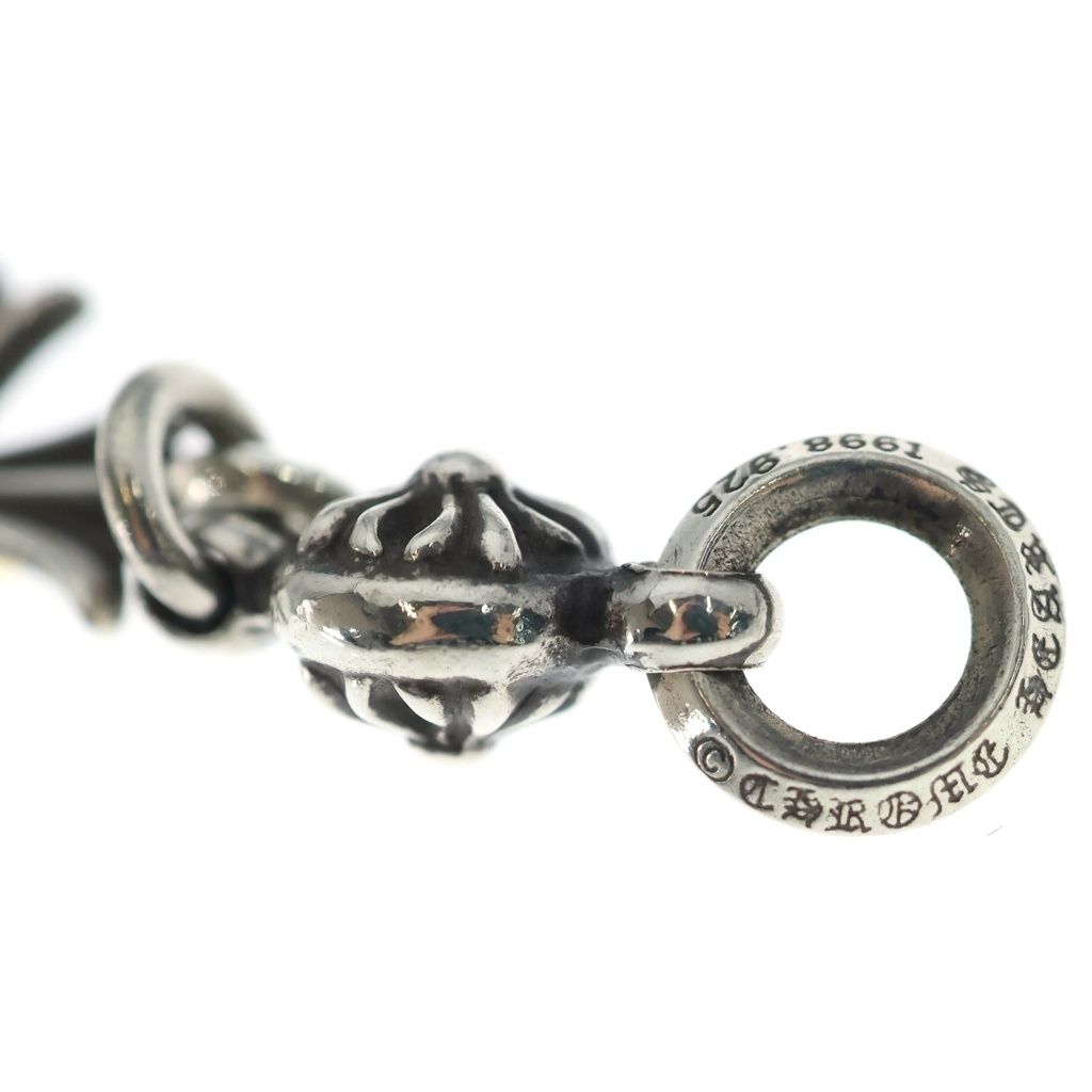 Chrome Hearts Tny CH Crs 1 Ball Tiny CH Cross Charm Pendant Silver — view 6