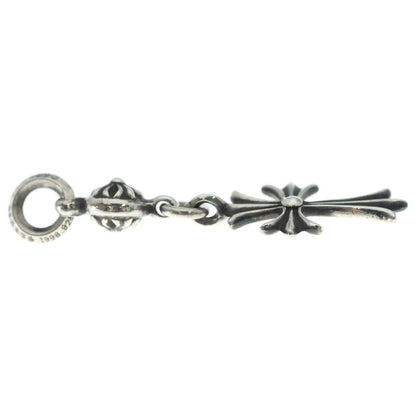 Chrome Hearts Tny CH Crs 1 Ball Tiny CH Cross Charm Pendant Silver — view 4