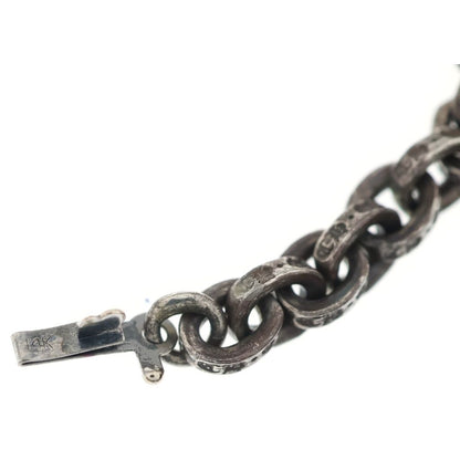 Chrome Hearts Ppr Chn Sml CH Crs Paper Chain Small CH Cross Silver Necklace — view 5