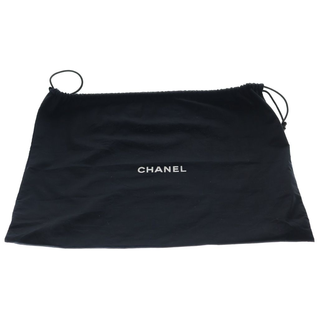 Chanel Quilted Boston Bag Black Caviar Leather Gold — view 6