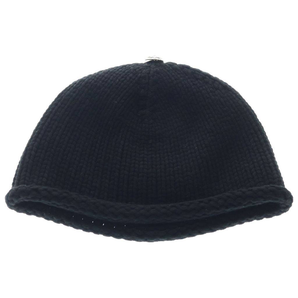 Chrome Hearts Beanie Cash Cross Patch Cashmere with Black — view 2