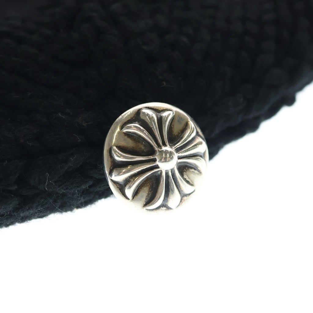 Chrome Hearts Beanie Cash Cross Patch Cashmere with Black — view 6