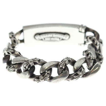 Chrome Hearts ID Floral Crs ID Fancy Link Bracelet Silver — view 2