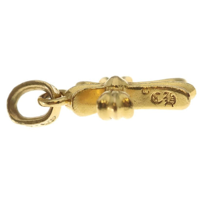 Chrome Hearts 22k Crs Baby Fat Cross Pendant Gold — view 4