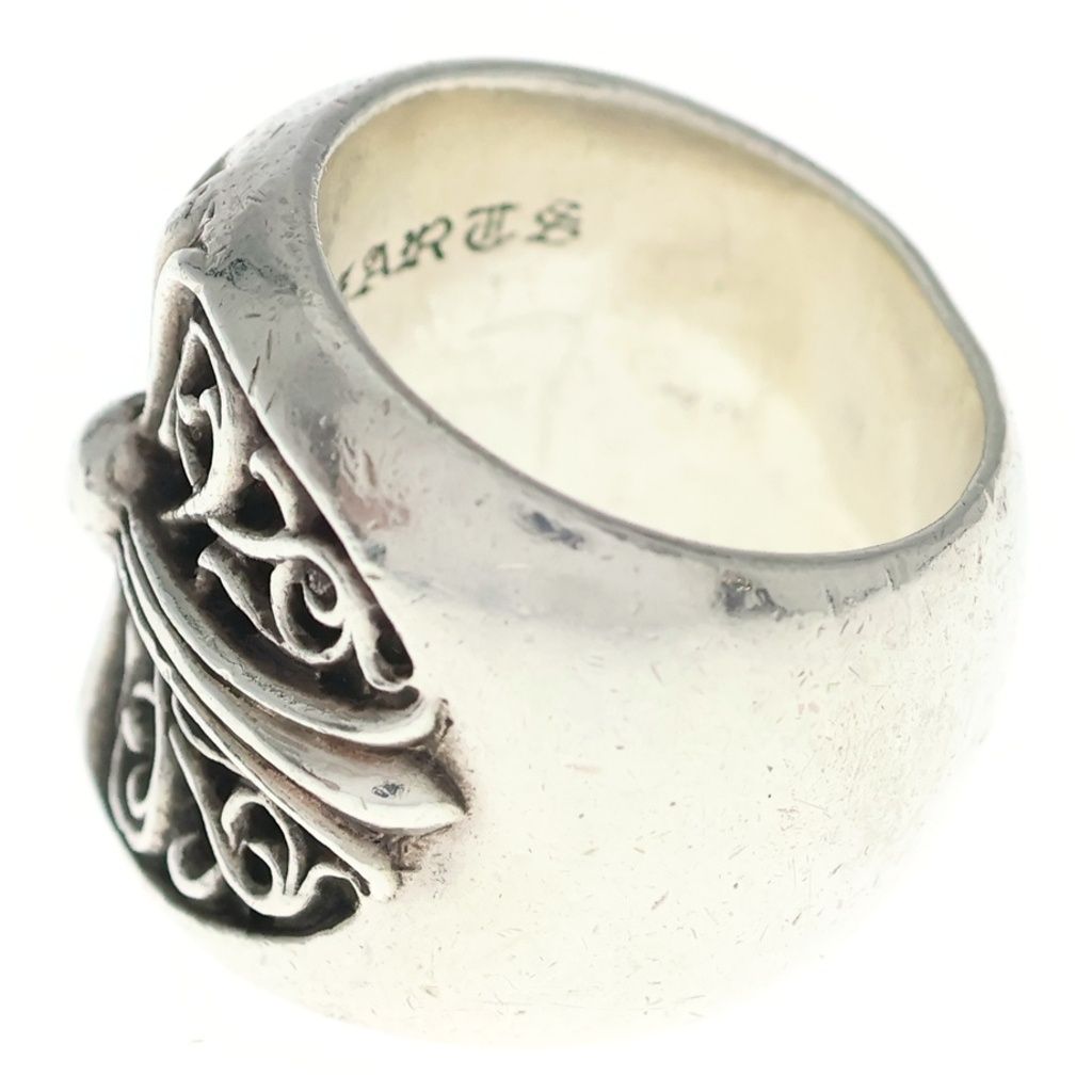 Chrome Hearts Classic Oval Cross Ring Silver — view 4