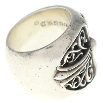Chrome Hearts Classic Oval Cross Ring Silver — view 3