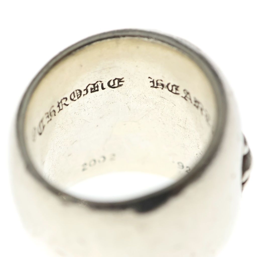Chrome Hearts Classic Oval Cross Ring Silver — view 6