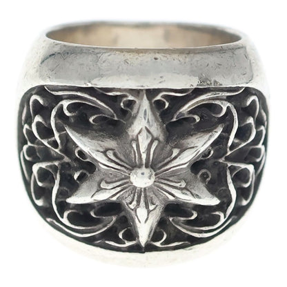 Chrome Hearts Clssc Oval Star Classic Ring Silver — view 5