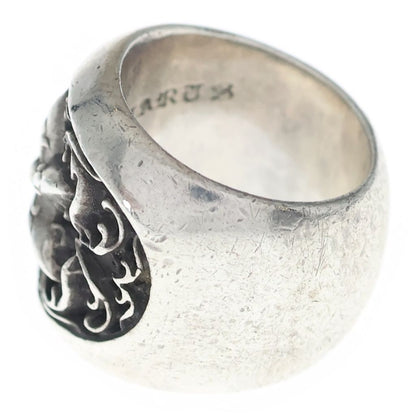 Chrome Hearts Clssc Oval Star Classic Ring Silver — view 4