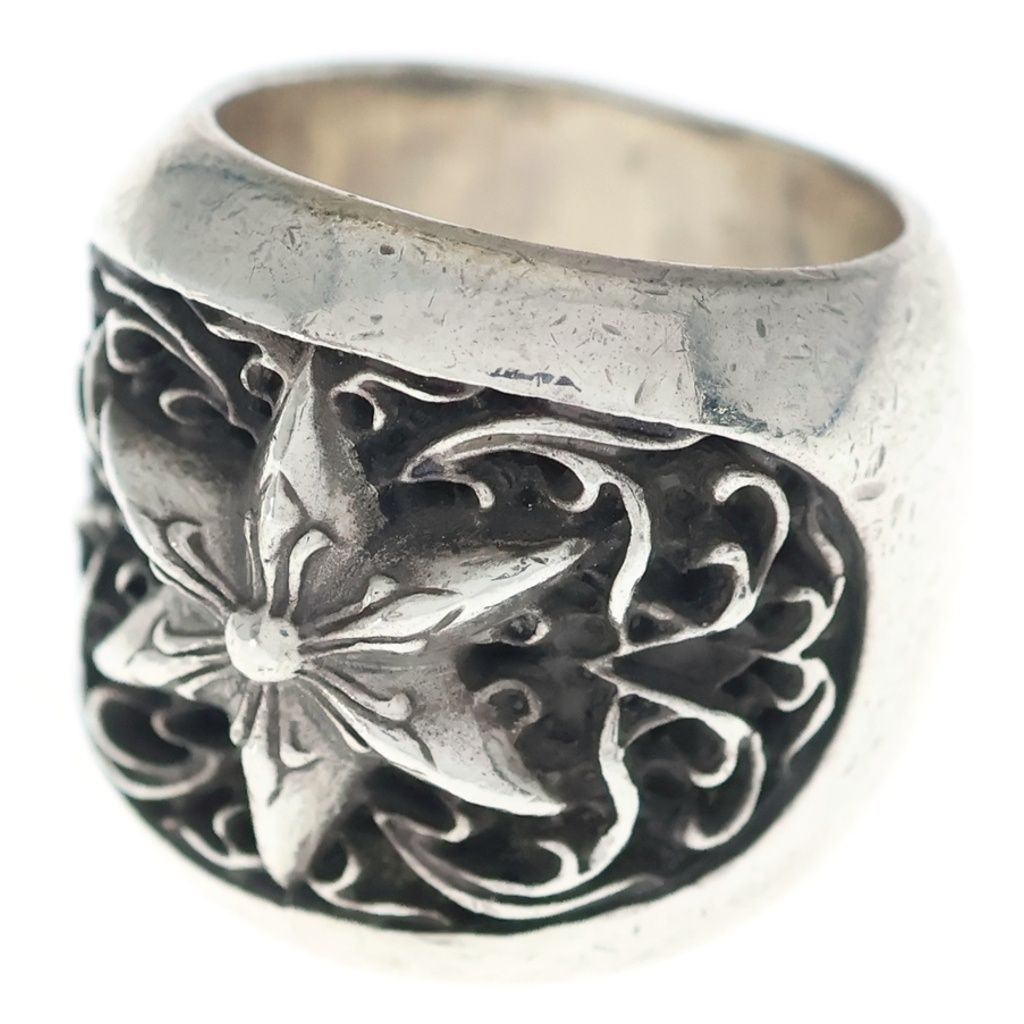 Chrome Hearts Clssc Oval Star Classic Ring Silver