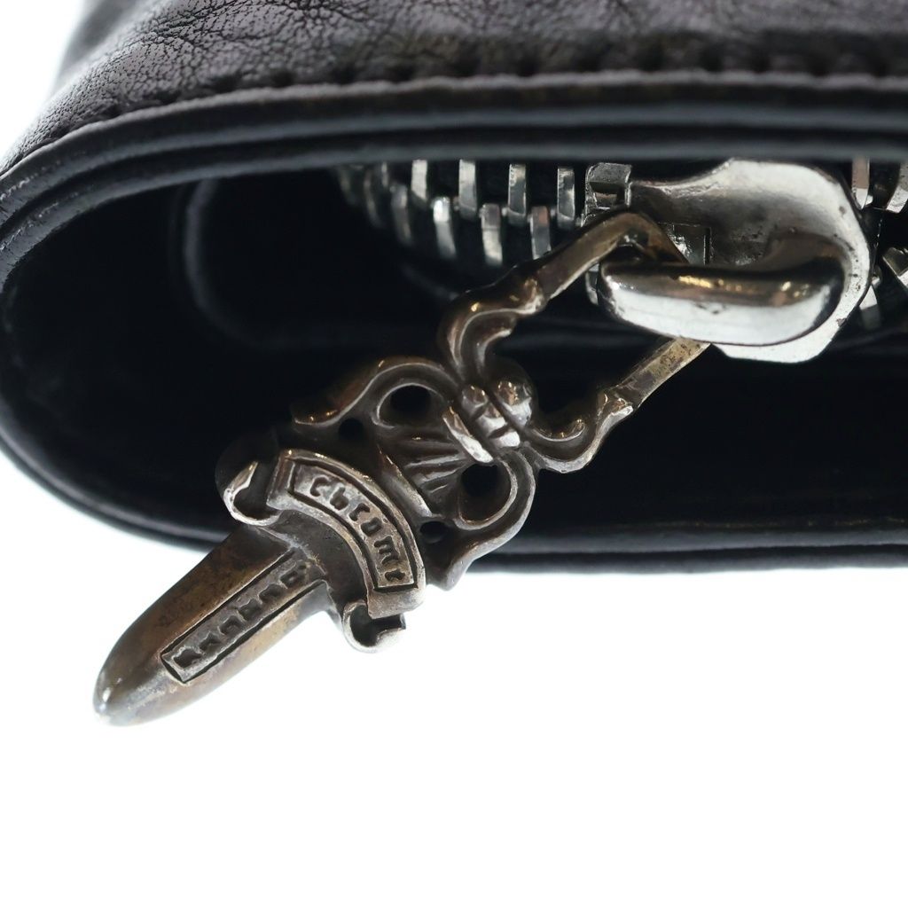 Chrome Hearts Joey Leather Wallet Black — view 5