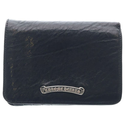 Chrome Hearts Joey Leather Wallet Black