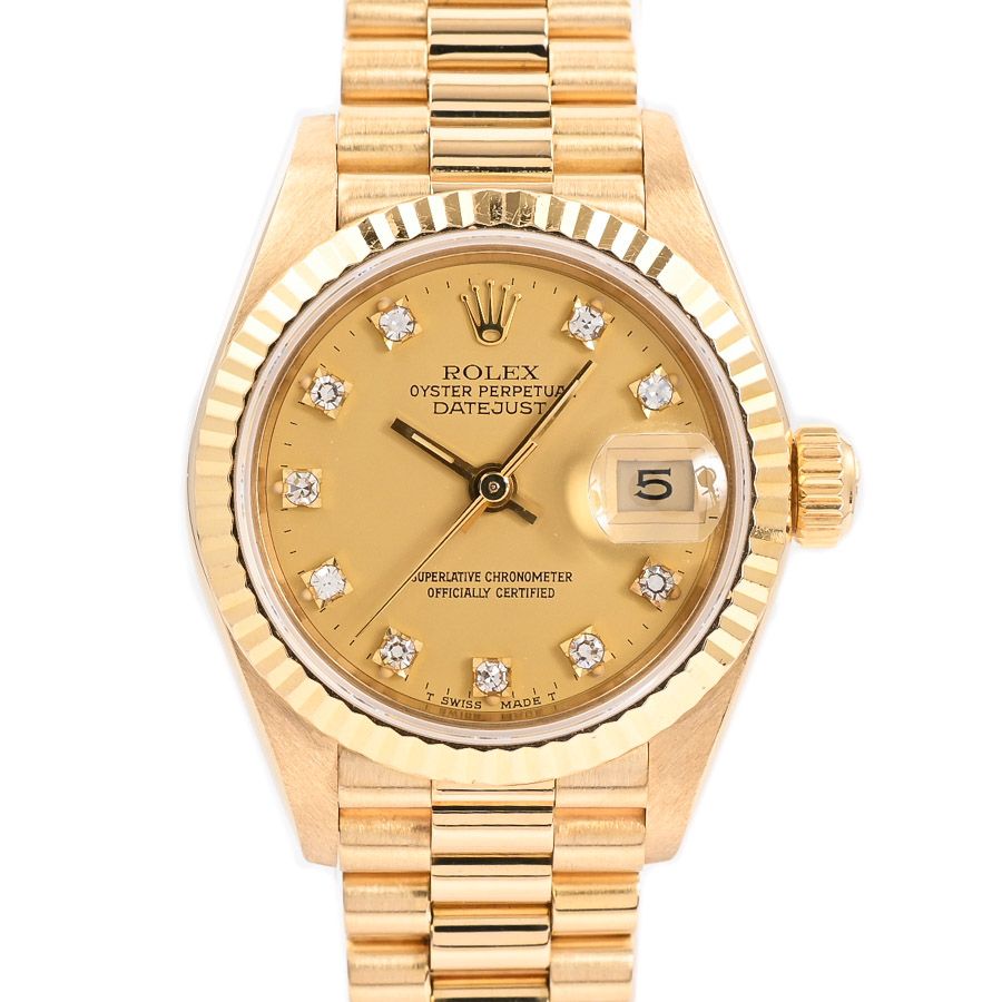 Rolex Watch Datejust Gold