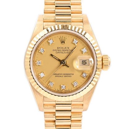 Rolex Watch Datejust Gold