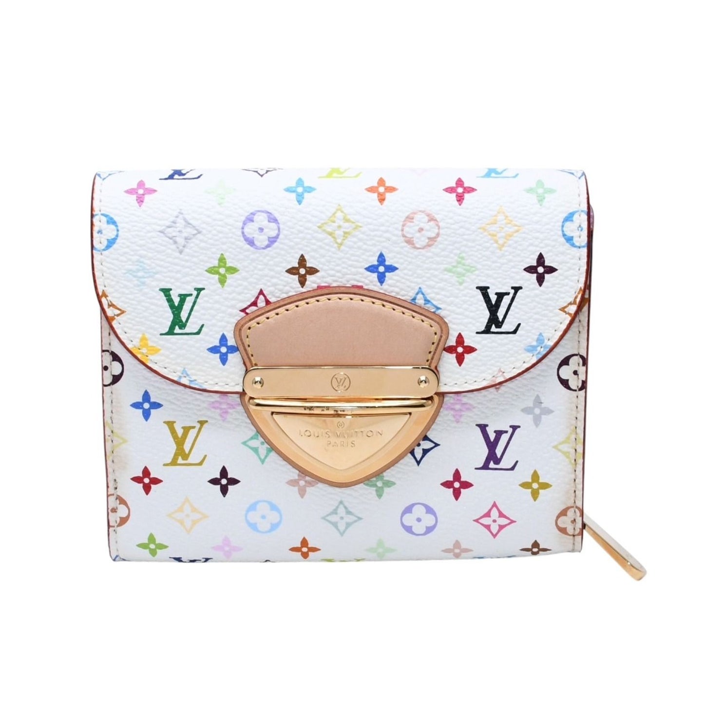 Louis Vuitton Portefeuille Koala Trifold Wallet Monogram Multicolor White — view 2