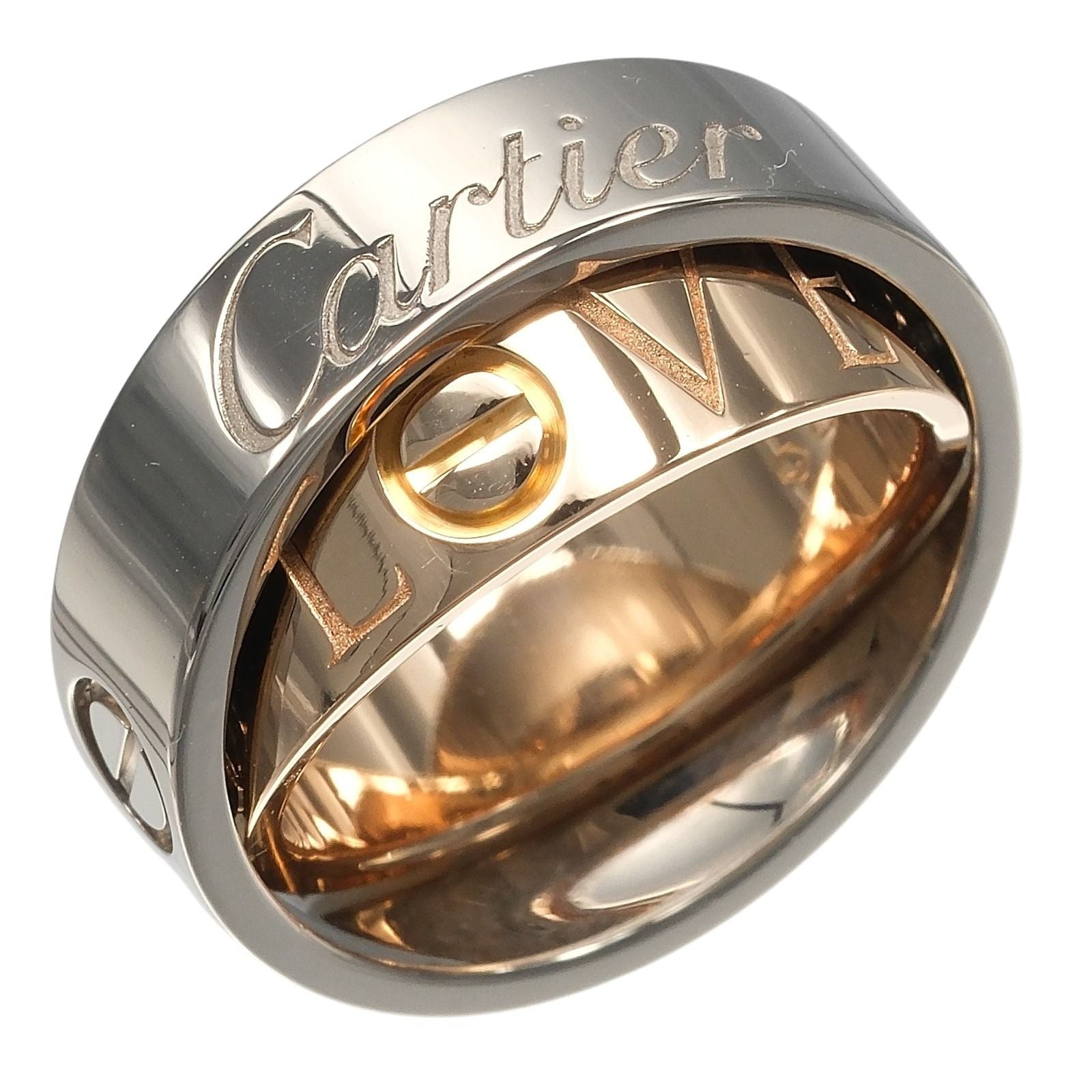 Cartier Sea Cles Love Gold Ring