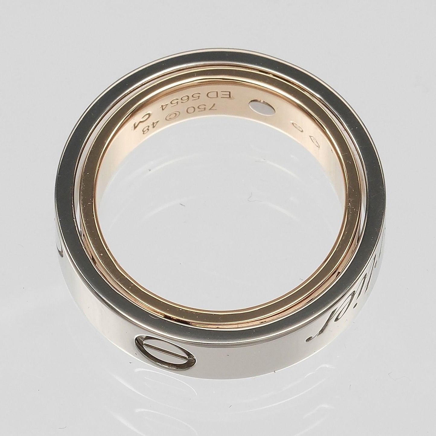 Cartier Sea Cles Love Gold Ring — view 7