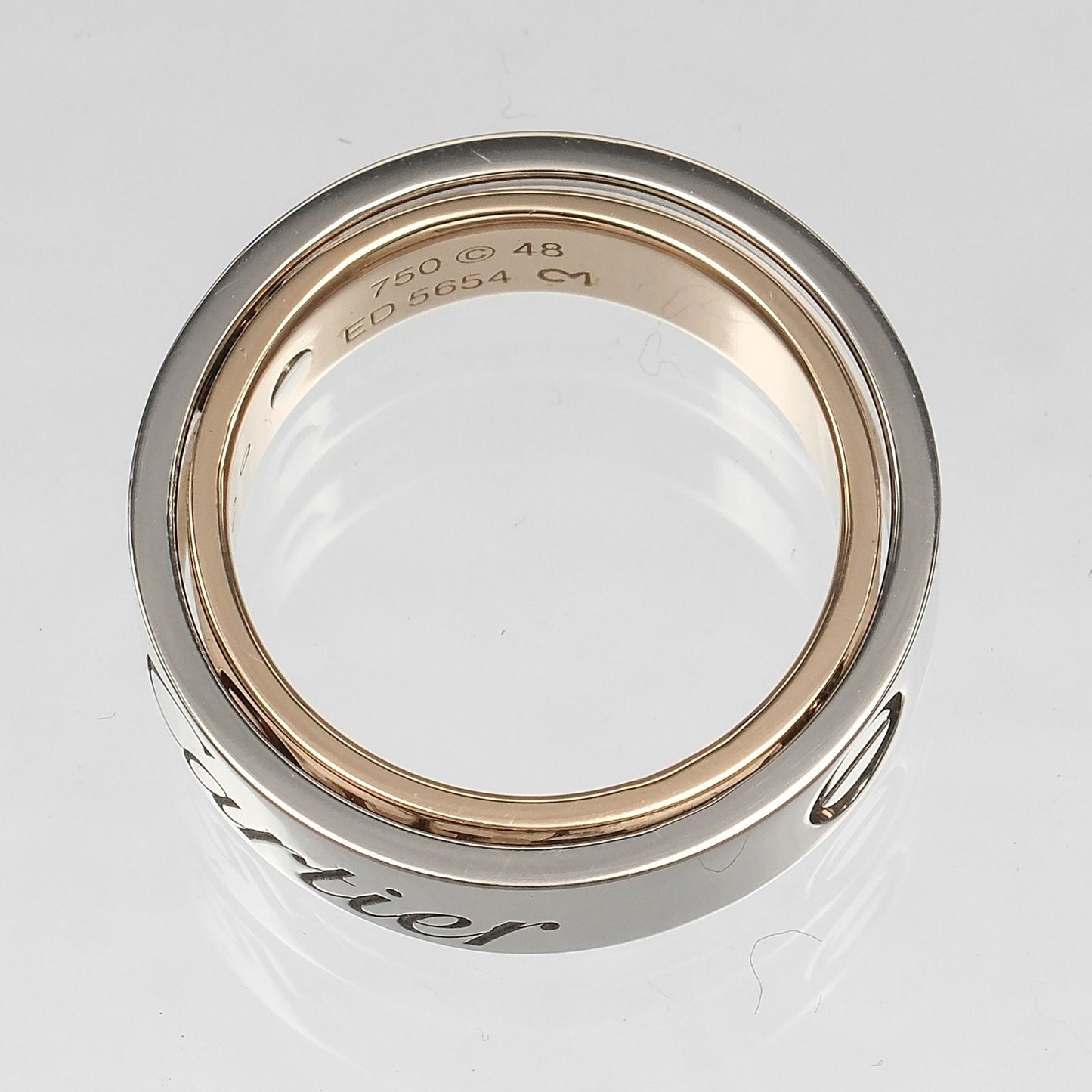 Cartier Sea Cles Love Gold Ring — view 8
