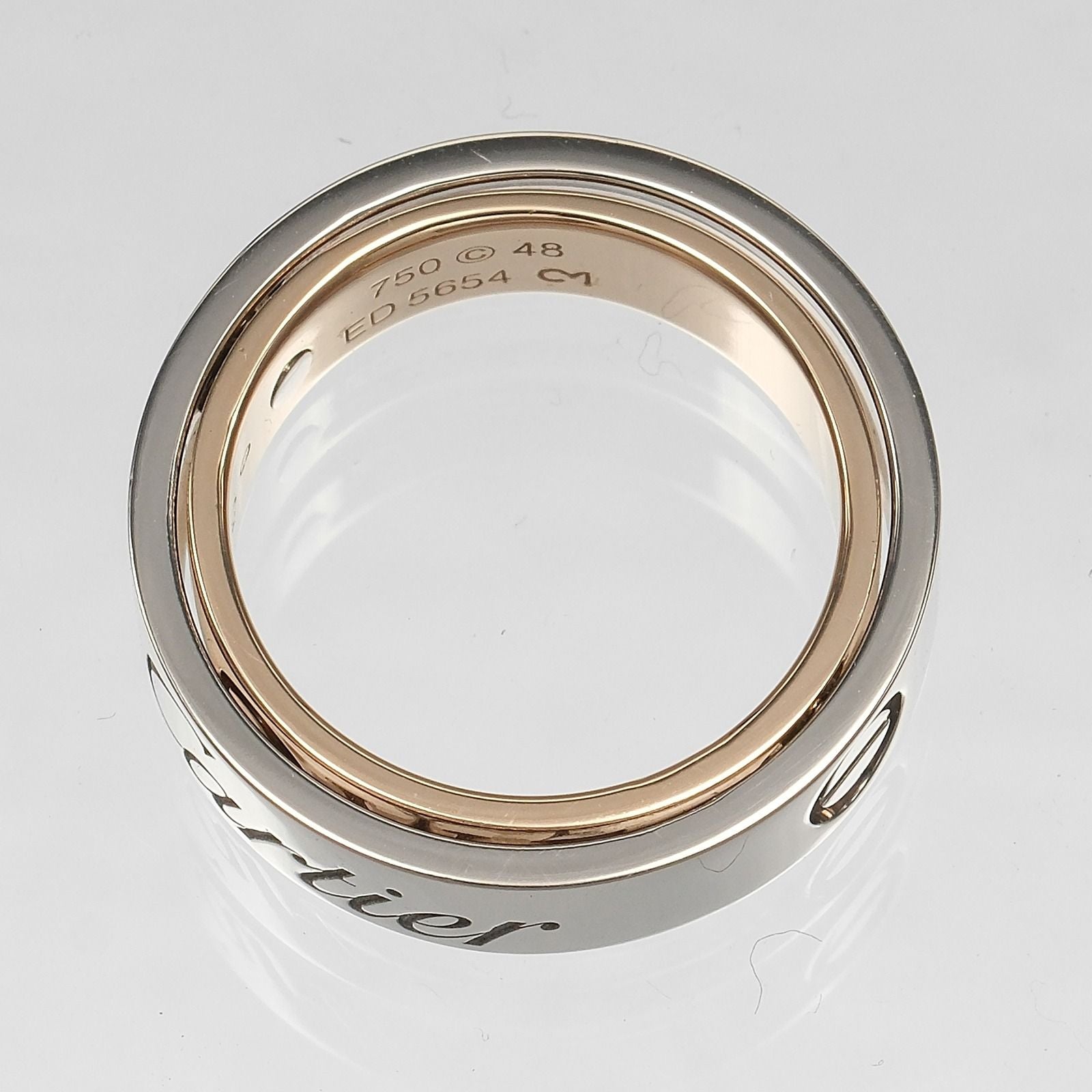 Cartier Sea Cles Love Gold Ring — view 8