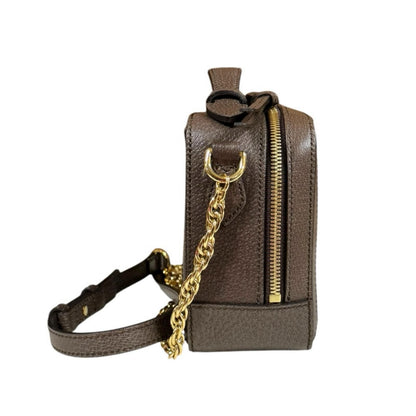 Gucci Mini Ophidia Shoulder Bag GG Supreme Canvas Beige — view 4