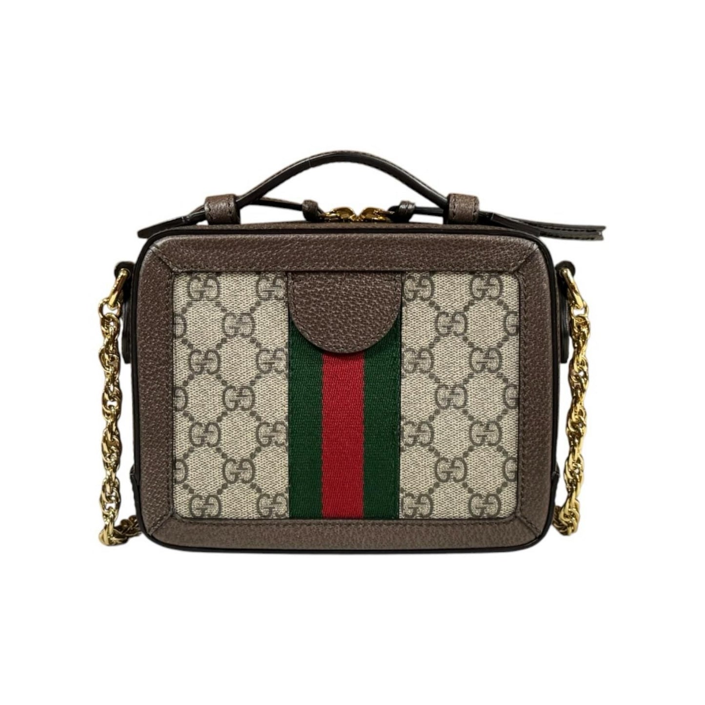 Gucci Mini Ophidia Shoulder Bag GG Supreme Canvas Beige — view 3
