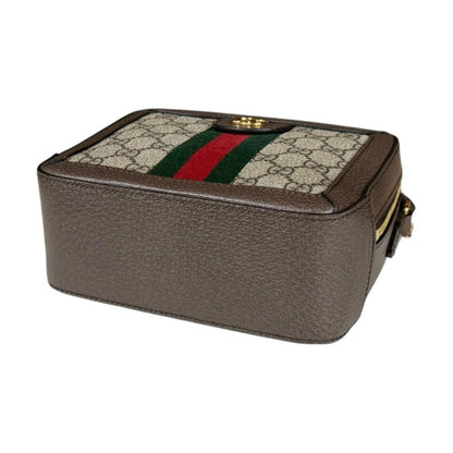 Gucci Mini Ophidia Shoulder Bag GG Supreme Canvas Beige — view 5
