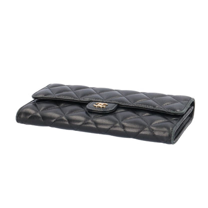 Chanel Classic Long Flap Wallet Quilted Lambskin — view 4