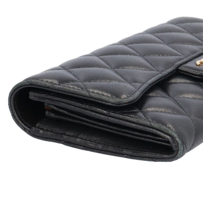 Chanel Classic Long Flap Wallet Quilted Lambskin — view 9