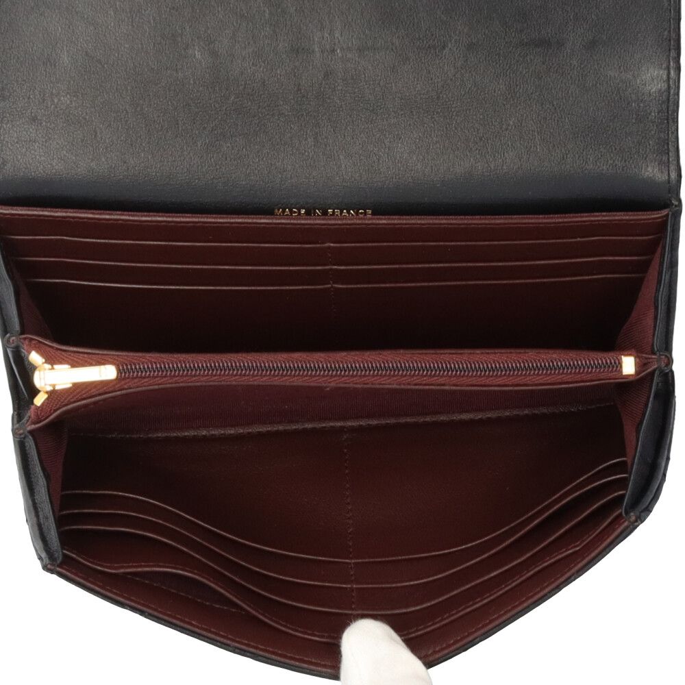 Chanel Classic Long Flap Wallet Quilted Lambskin — view 6