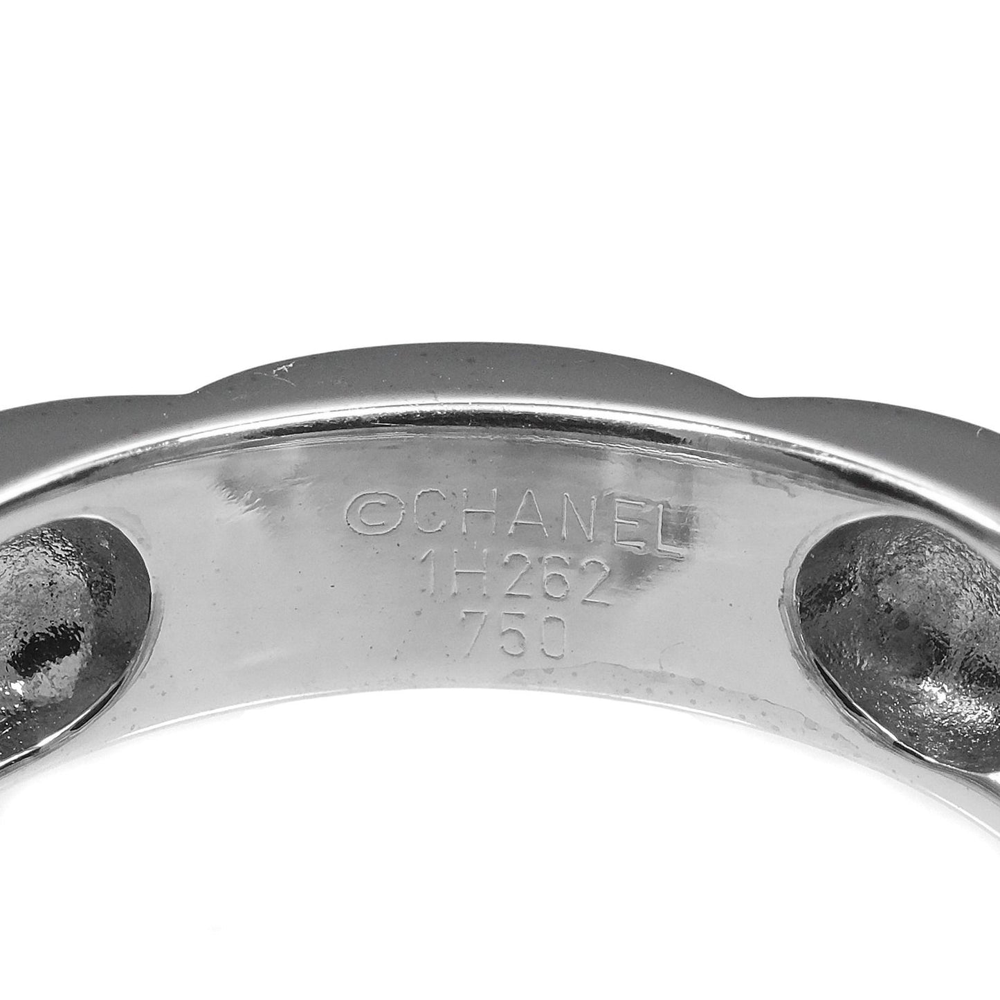 Chanel Profile Camellia White Gold Ring — view 4
