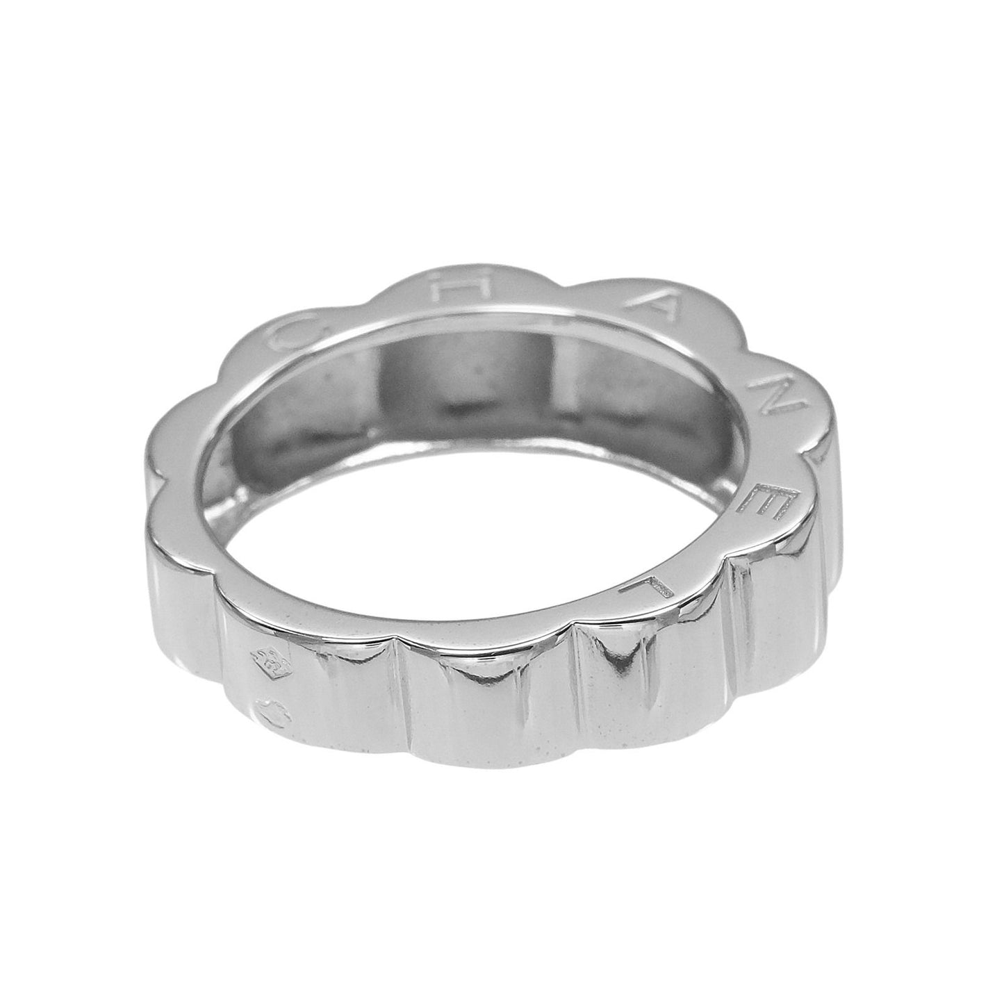 Chanel Profile Camellia White Gold Ring — view 6