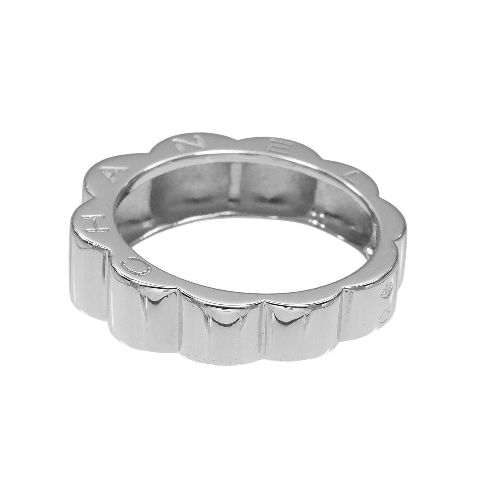 Chanel Profile Camellia White Gold Ring — view 7